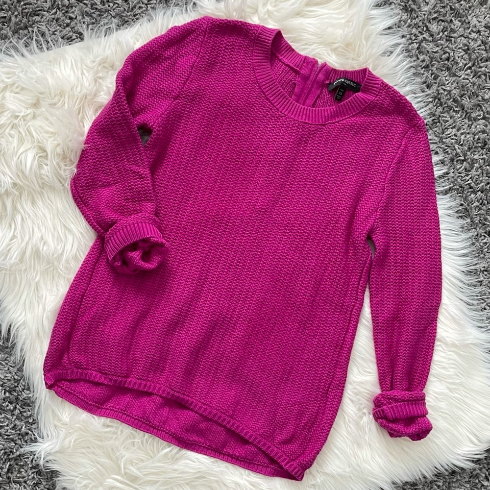 {Banana Republic Factory} Pink Crewneck Knitted Sweater